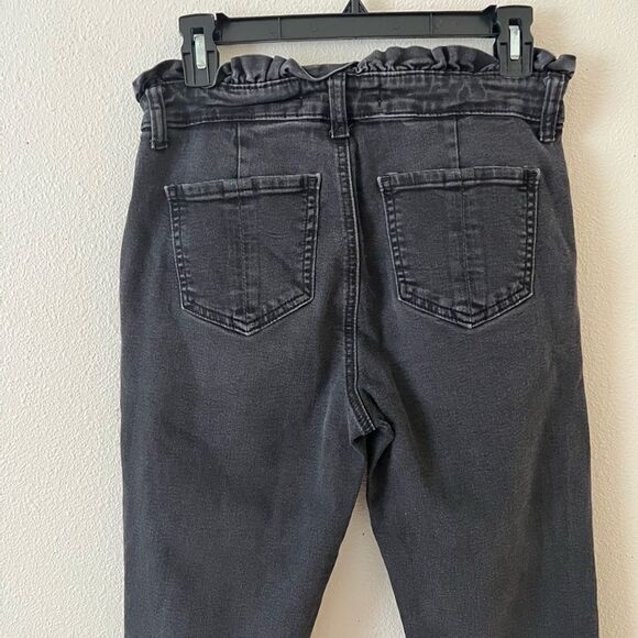 ASHLEY MASON Paperbag High Rise Denim Jeans size 9 - Picture 6 of 7